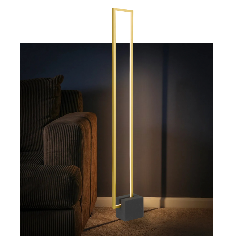 Diy led store strip floor lamp